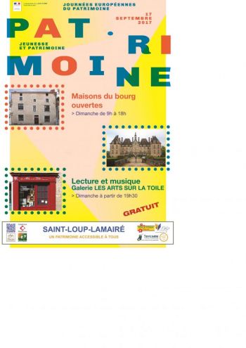 affiche journée du patrimoine